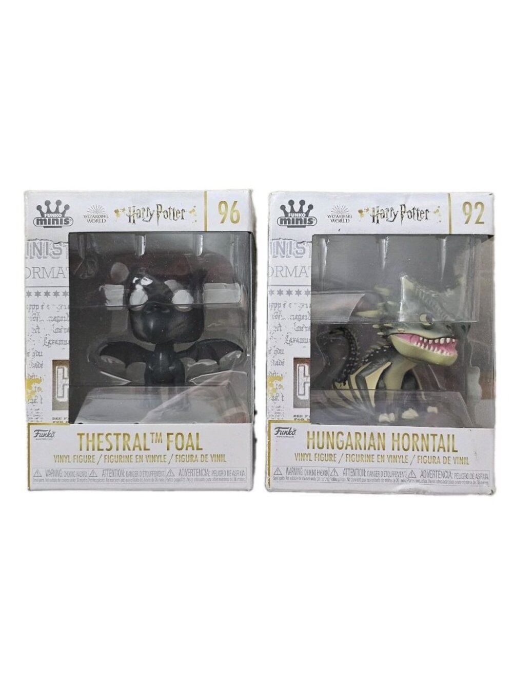Funky Mini Wizard World Thestral FOAL And Hungarian Horntail NEW IN BOX